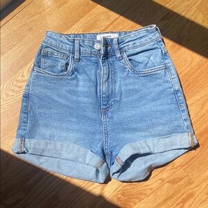 Denim High Rise Women's Shorts